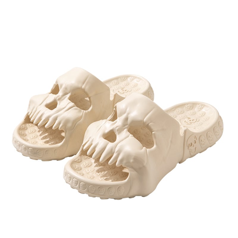 2023 Summer Skull Design Single Band Slides