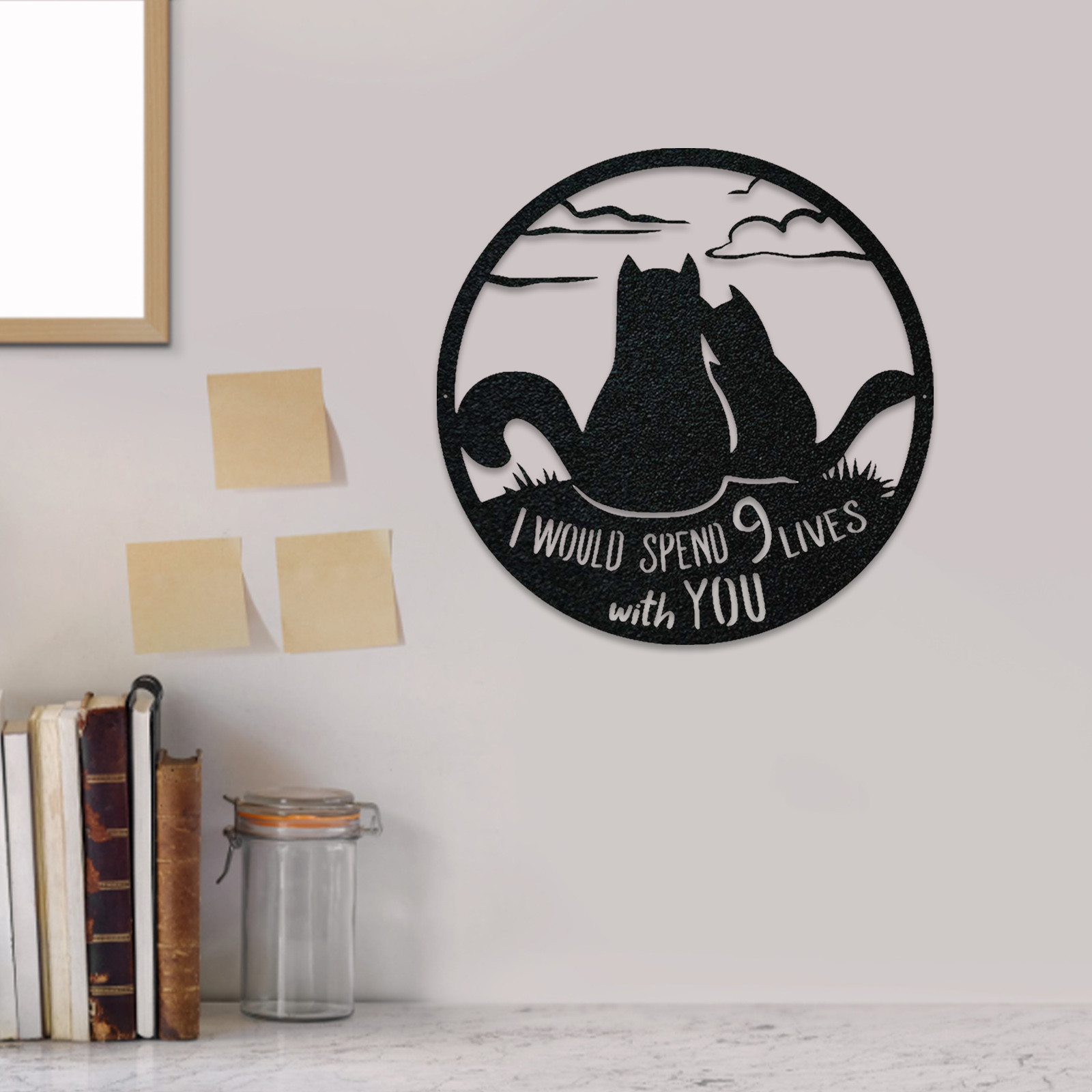 🔥Hot Sale 50% OFF 😻 9 Lives Together Wall Art