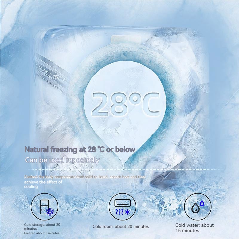 💥2023 New Products❄️Wearable Cooling Neck Wraps for Summer Heat