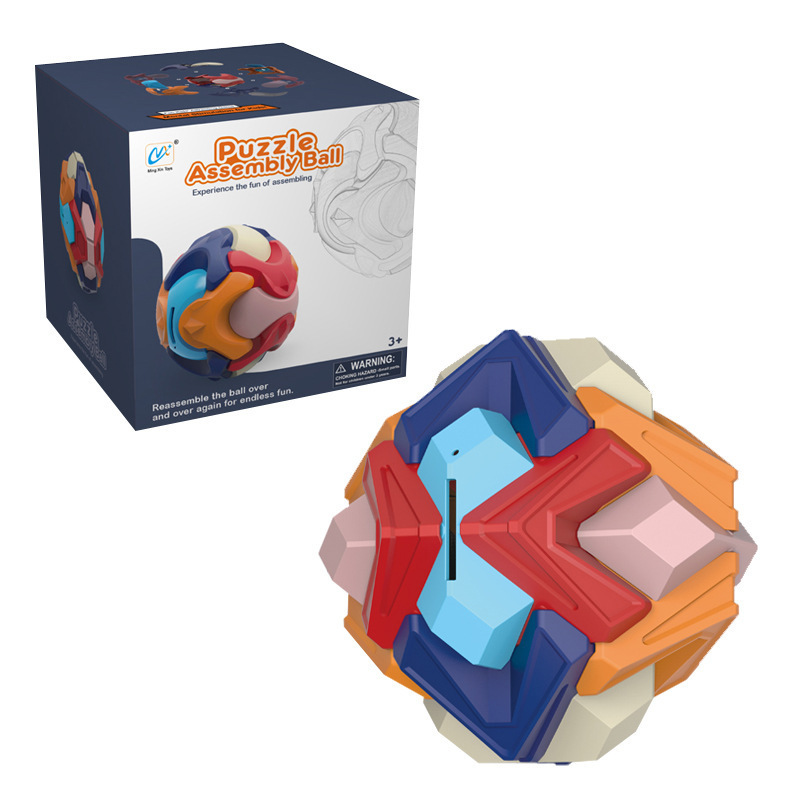 DIY kids assemble ball piggy bank