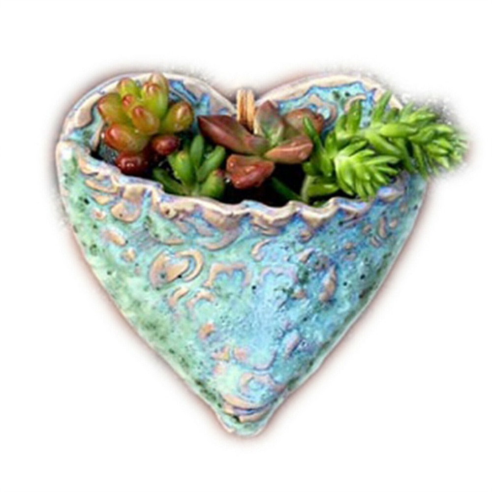 🌱PLANTING SUCCULENT HEART POCKET PLANTER🌱