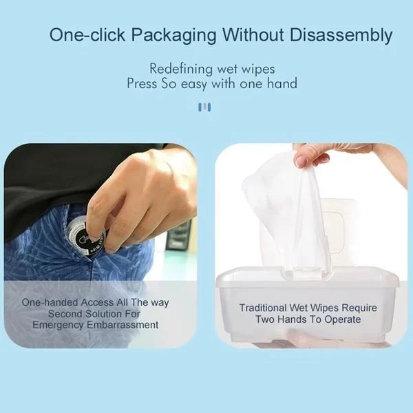 🔥Last Day Promotion 50% OFF 💧Non-stimulating mint strong cool type portable wet and dry wipes