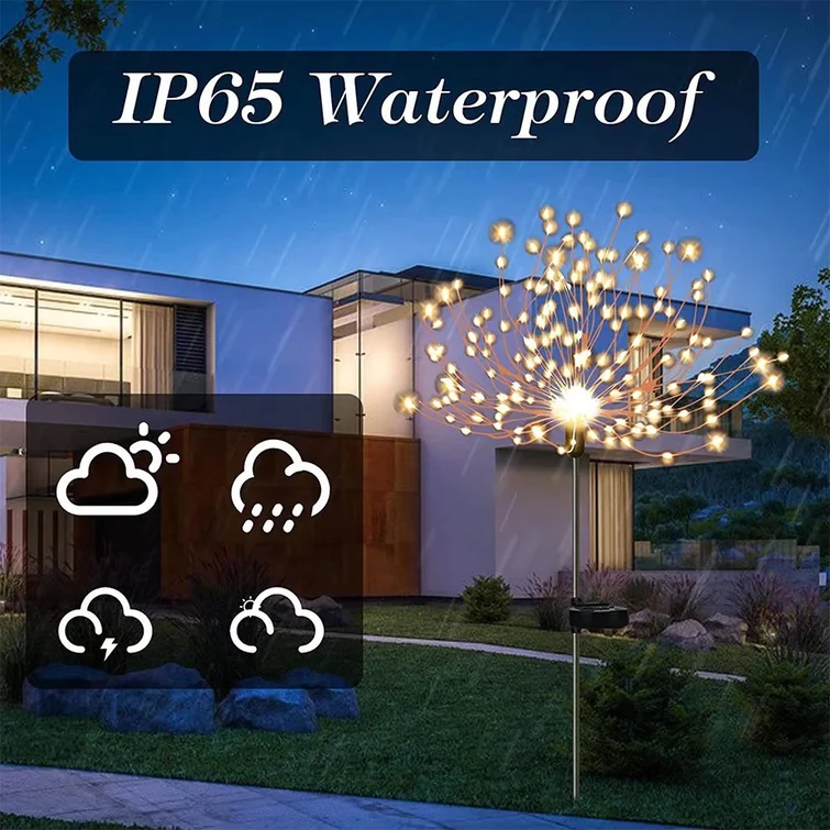 🎊HOT SALE🎊 Waterproof Solar Garden Fireworks Lamp