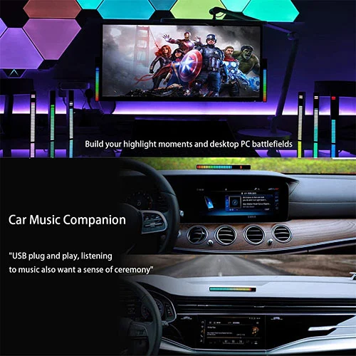 🔥HOT SALE🔥Wireless Sound Activated RGB Light Bar