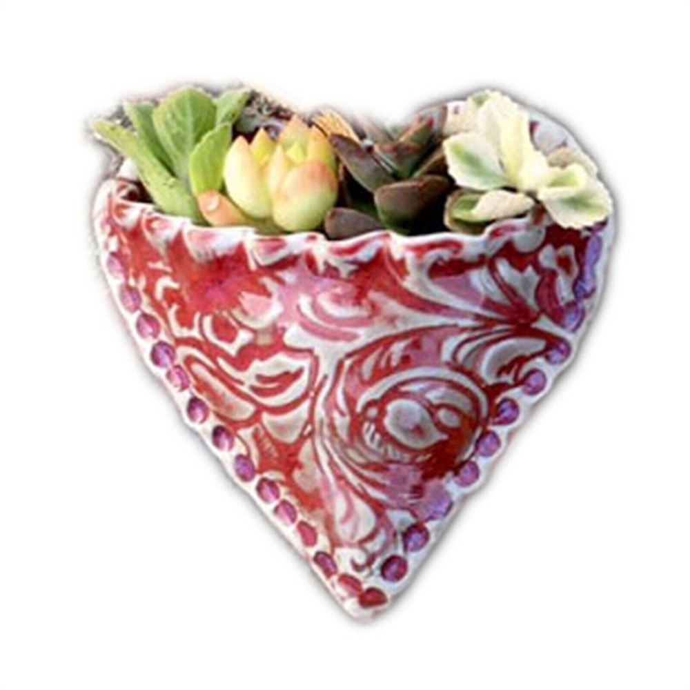🌱PLANTING SUCCULENT HEART POCKET PLANTER🌱