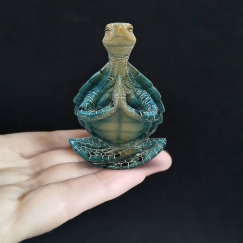 🐢Funny Yoga Turtle Craft Resin Decorative Yoga Turtle Ornament