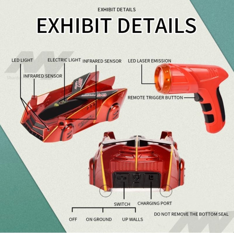 🏎2022 NEW RC Infrared Chasing Wall Climbing Car🏎(BUY 2 GET FREE SHIPPING)