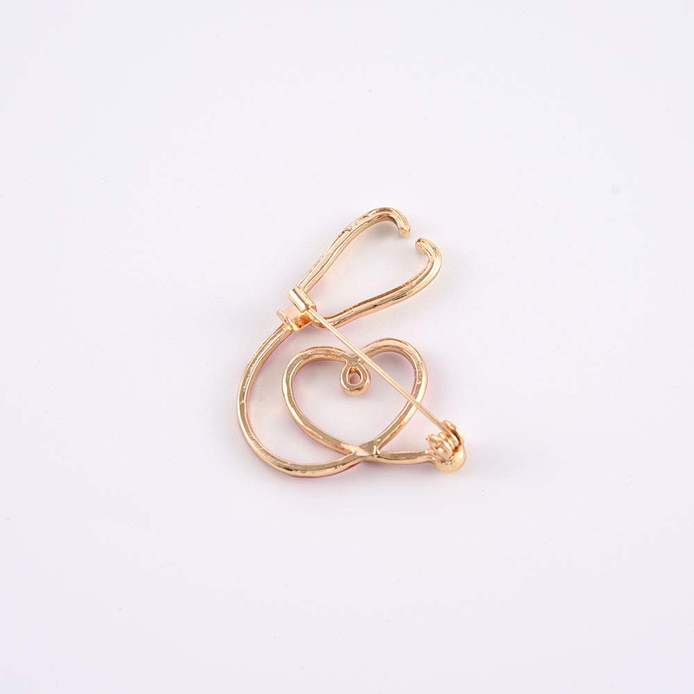 Stethoscope Heartbeat Pin