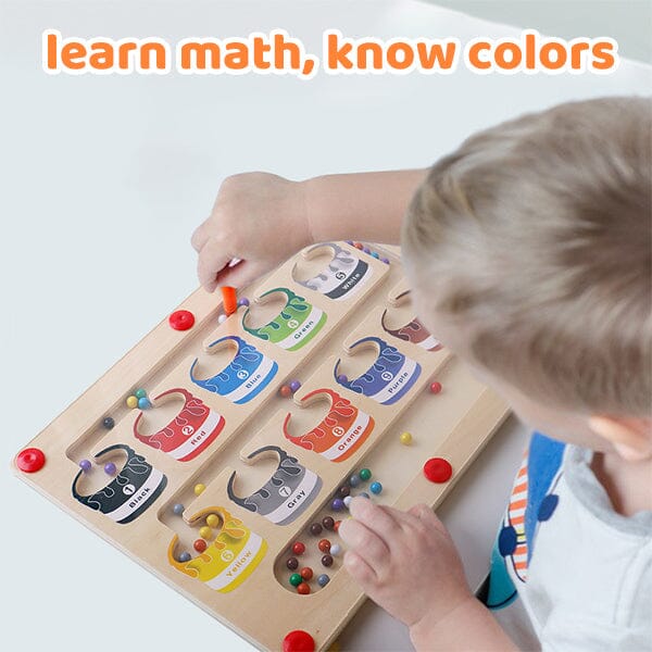 🤓Magnetic Color and Number Maze🔥