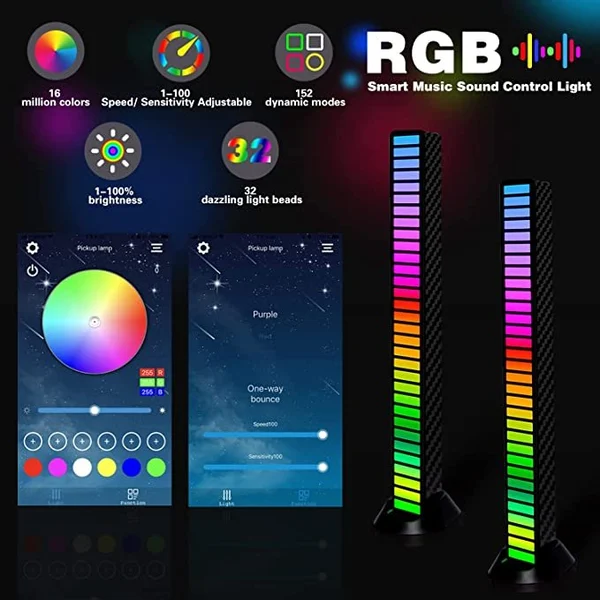 🔥HOT SALE🔥Wireless Sound Activated RGB Light Bar