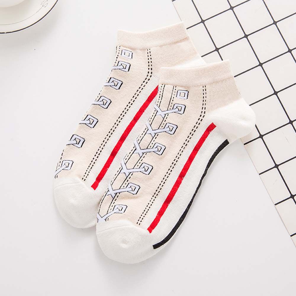 🤣2023 New Creative Funny Shoe Print Short Sox 🧦