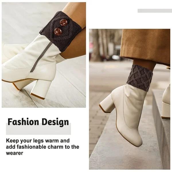 🎁Warmers Gift 🎅- Warm Boot Cuffs for Women 🔥(BUY 3 GET 1 FREE)