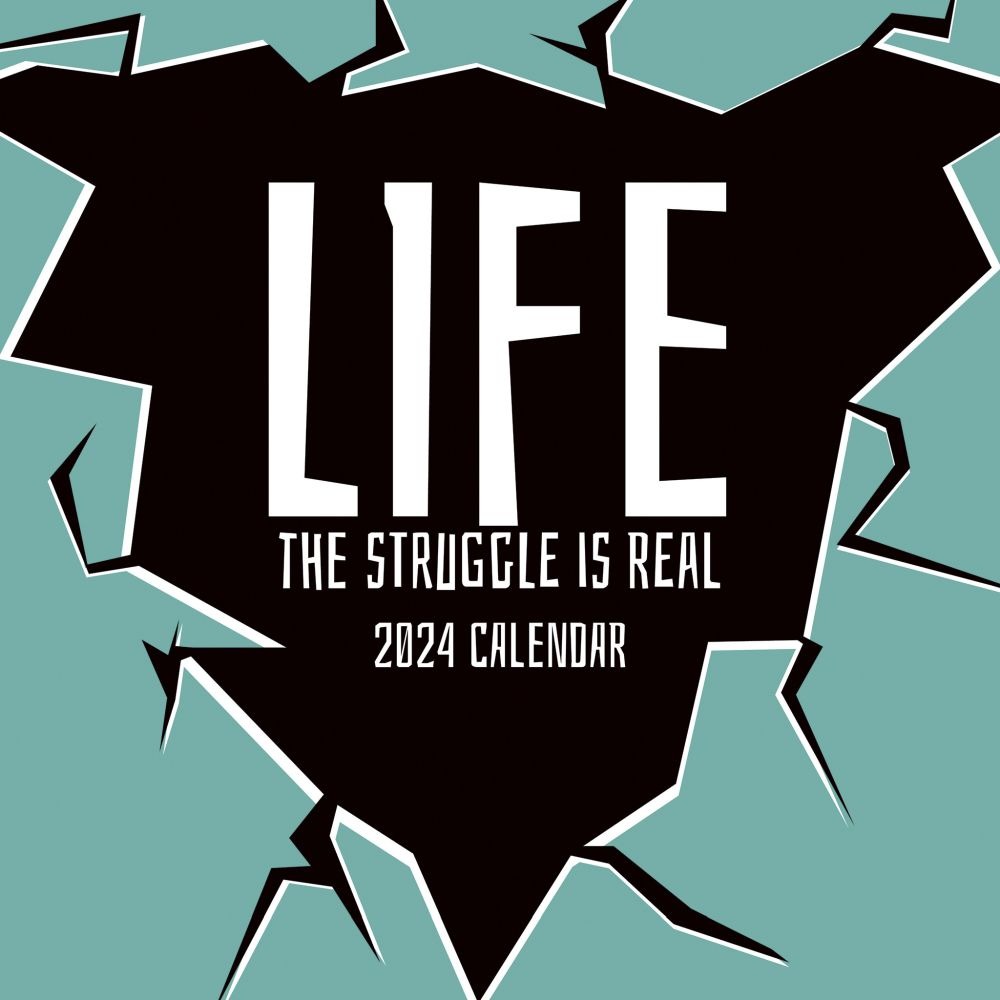 🔥Hot Sale 50% Off Life The Struggle is Real 2024 Wall Calendar