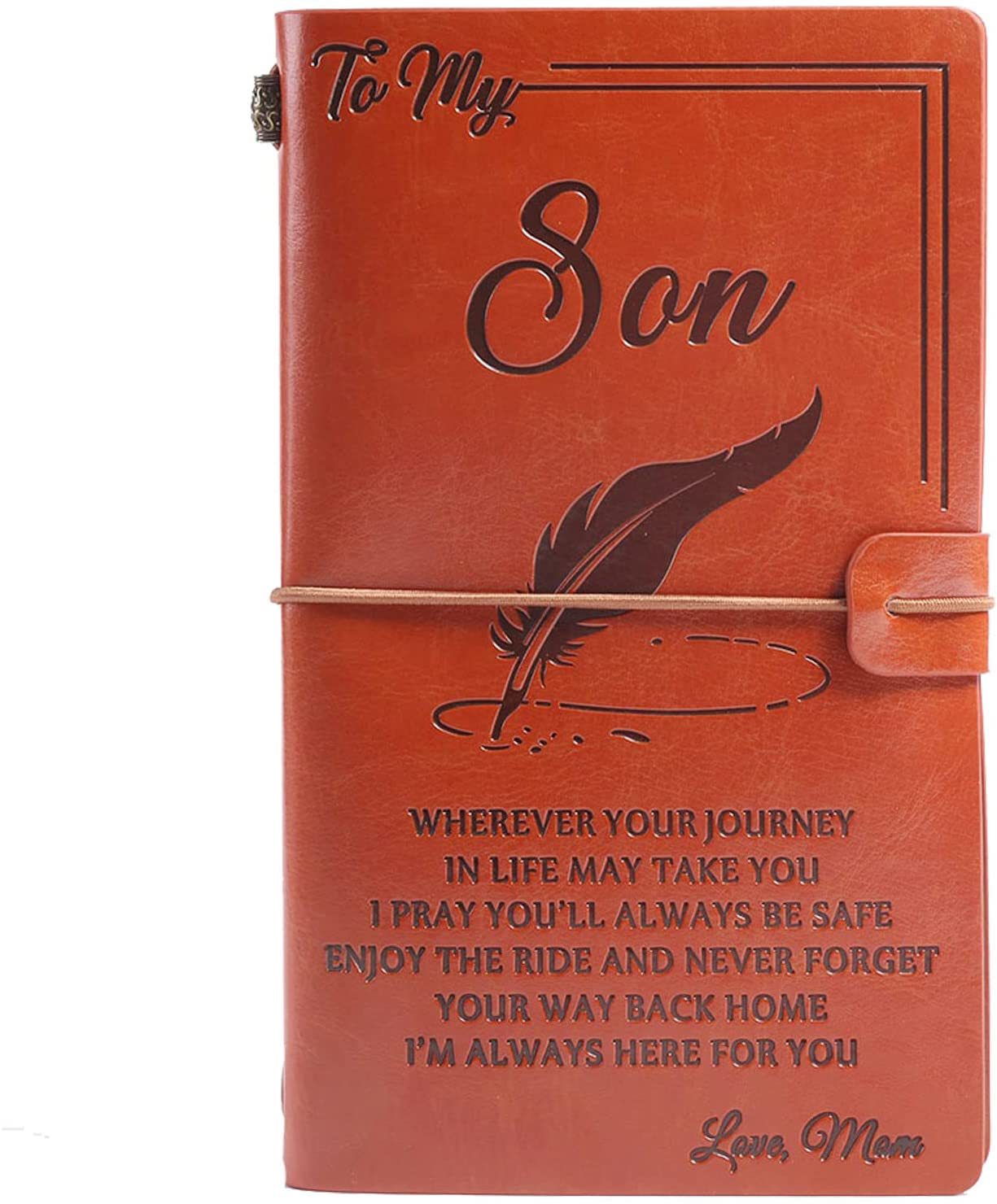 Best Gift-Leather Writing Journal with Inspirational Quotes