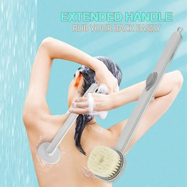 🛀Long Handle Liquid Bath Brush