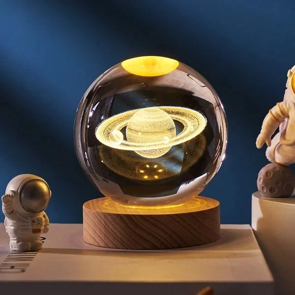 HOT SALE 49%OFF🎈3D Galaxy Crystal Ball Nightlight Decorlamp