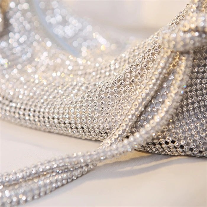 🔥Hot Sale-💎Luxury Design Shiny Rhinestones Handbag