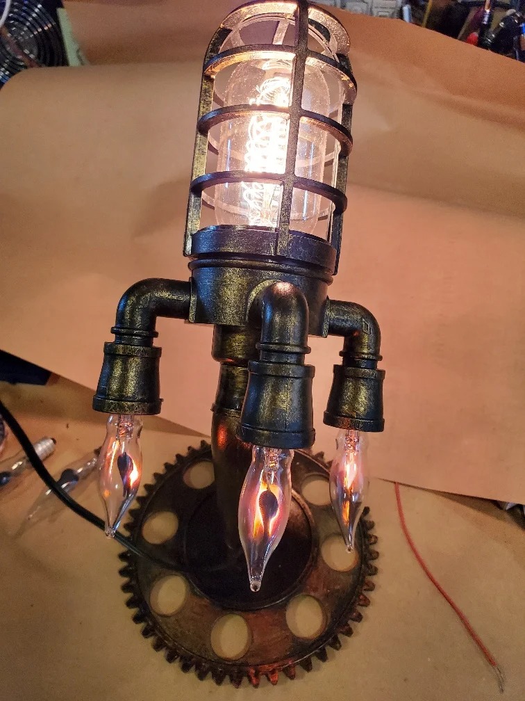 🔥 48% OFF🔥Steampunk Rocket Lamp🚀