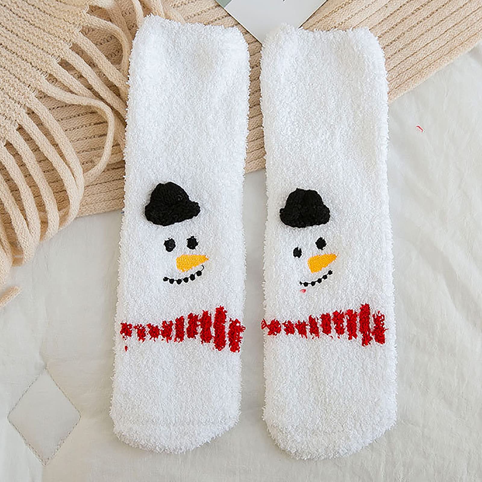 Christmas cute coral fleece warm socks