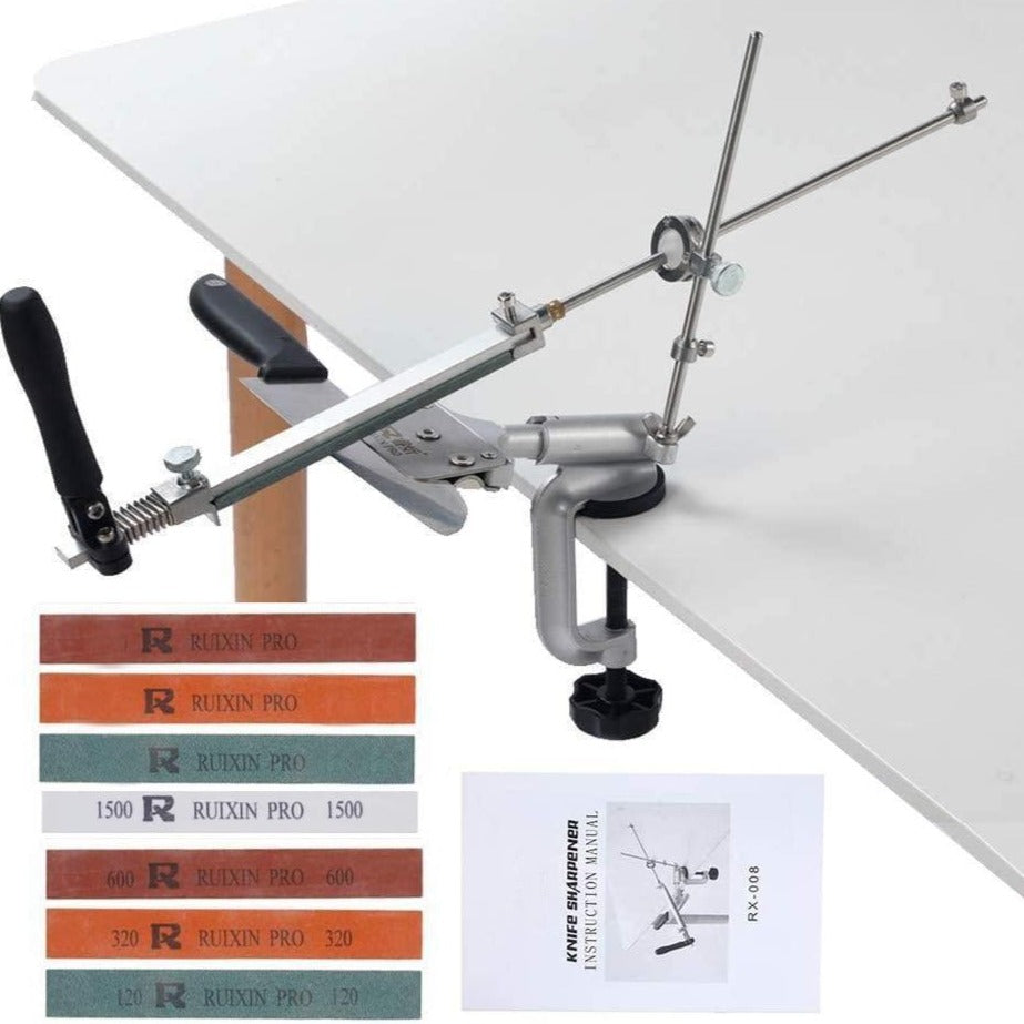 PRO KNIFE Sharpener With 7 Whetstones ( New Year Sale - 30% Off )