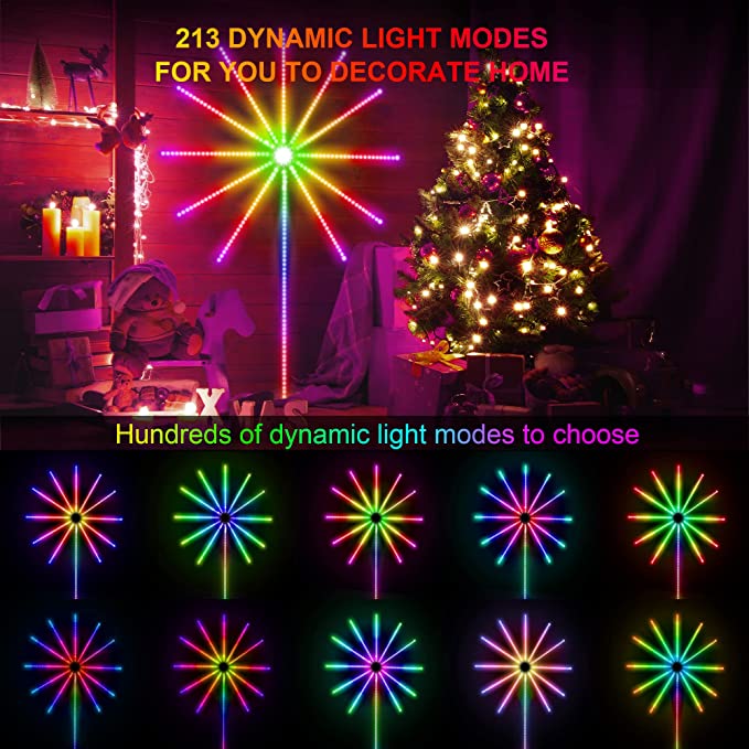 (💥Hot Sale💥) Smart Fireworks LED Light