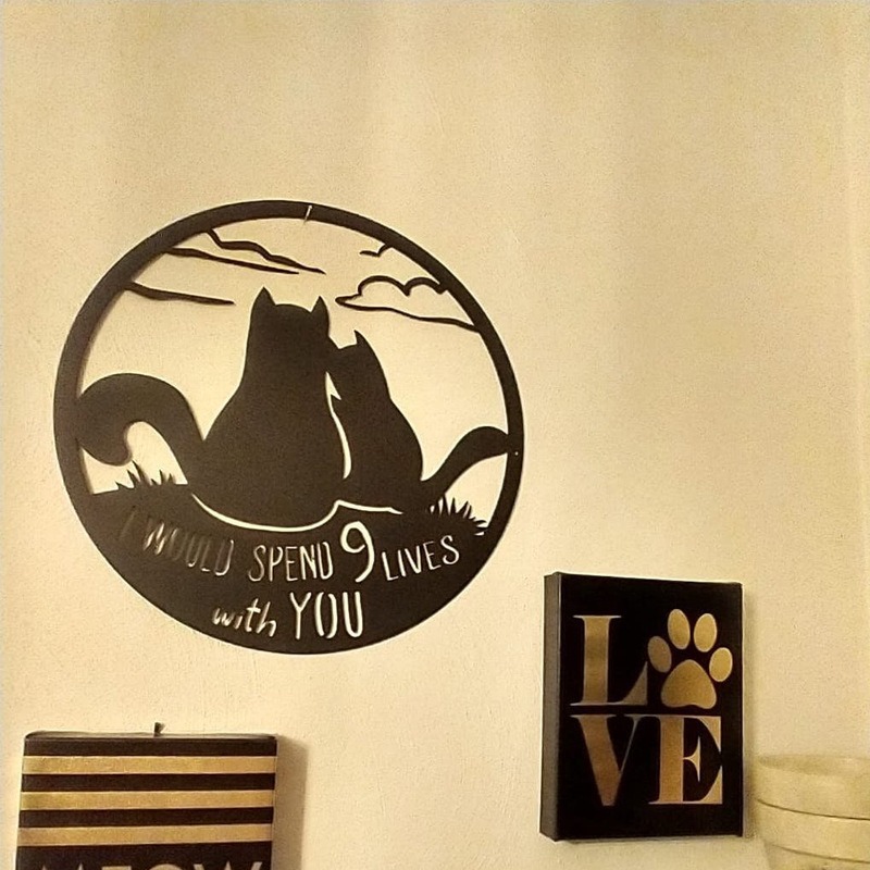 🔥Hot Sale 50% OFF 😻 9 Lives Together Wall Art