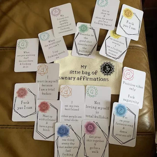 🎅Christmas Pre Sale🎁-Funny Affirmation Card Gift With Storage Pouch🎊