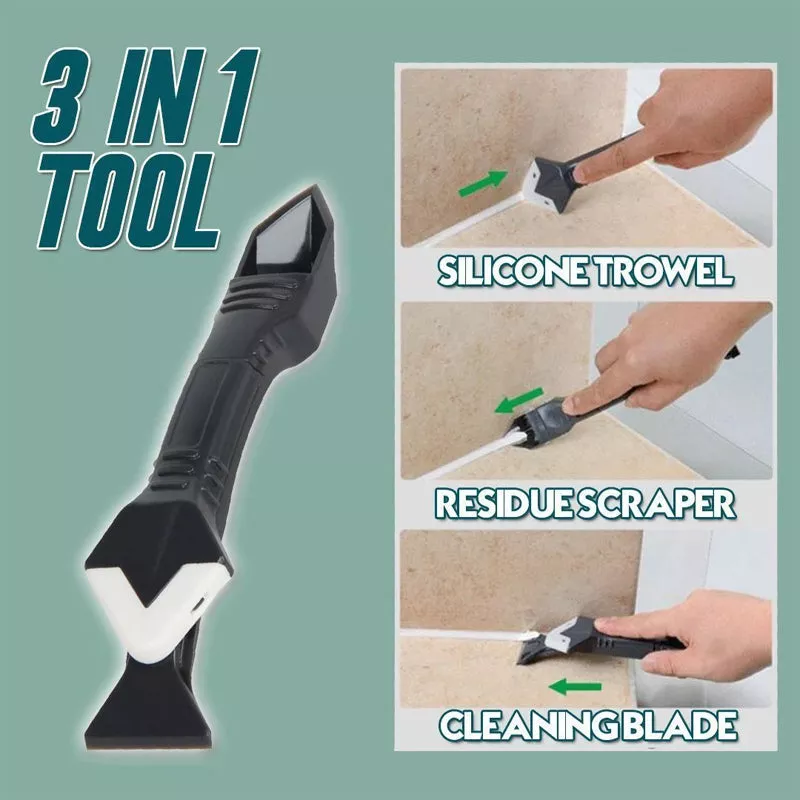 Multifunctional glue scraper
