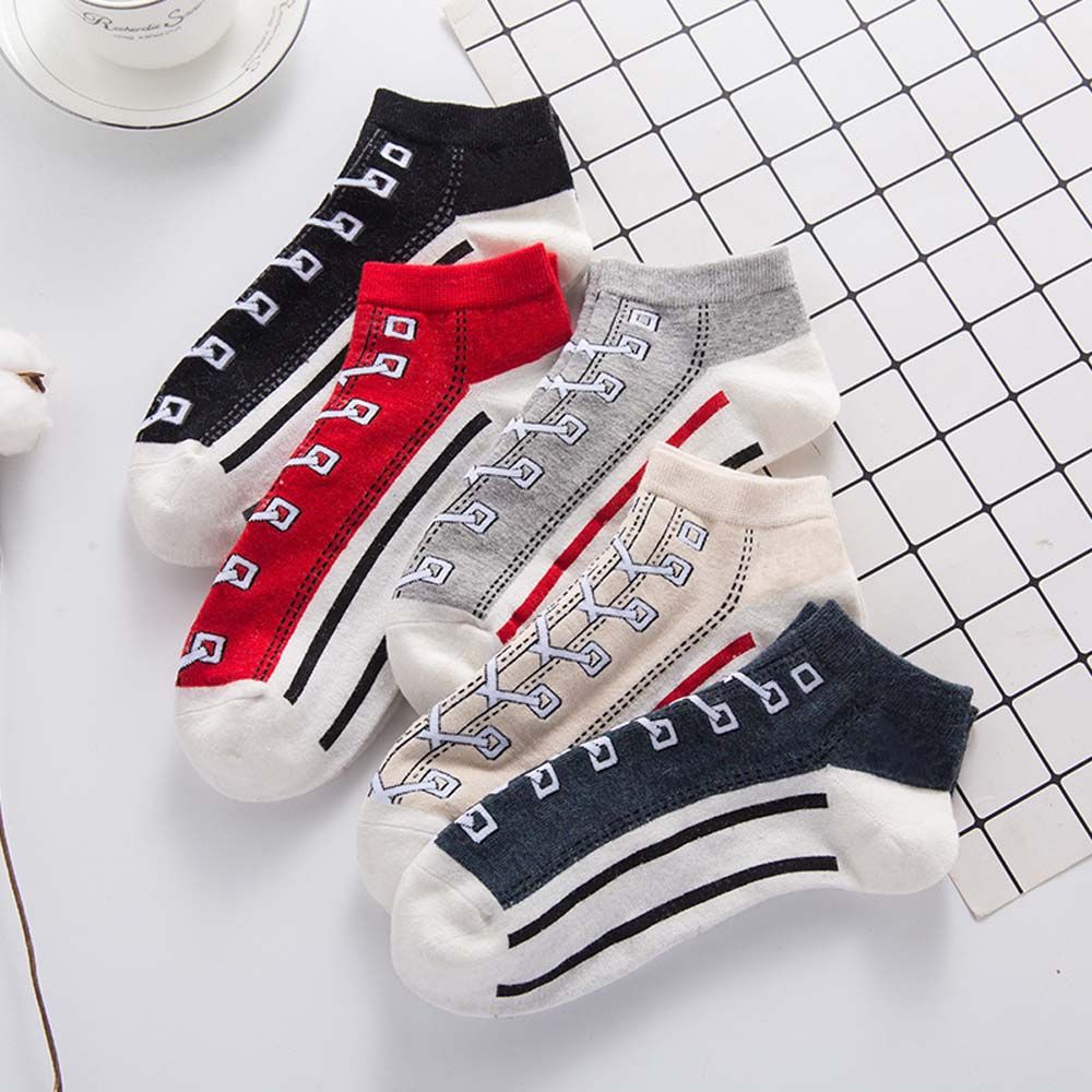 🤣2023 New Creative Funny Shoe Print Short Sox 🧦