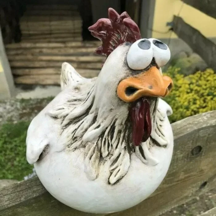 🔥Christmas Hot Sale 40% Off-Funny Chicken Garden Fence Decoration