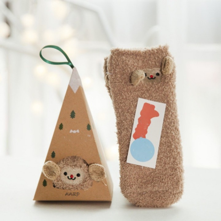 🎁Christmas Gift Sale🎄Christmas Cute Coral Fleece Warm Socks