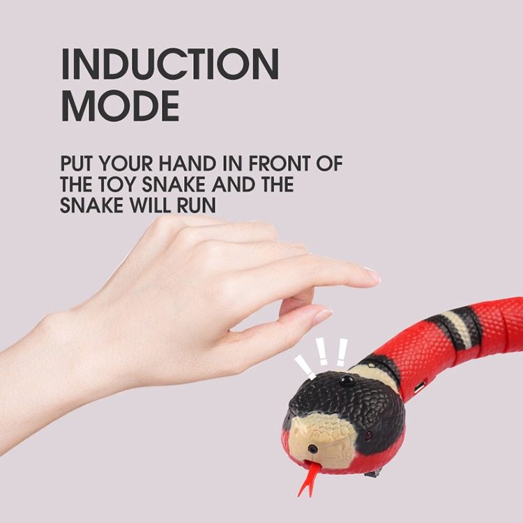  😻Smart Sensing Snake Electron Interactive Cat Toys