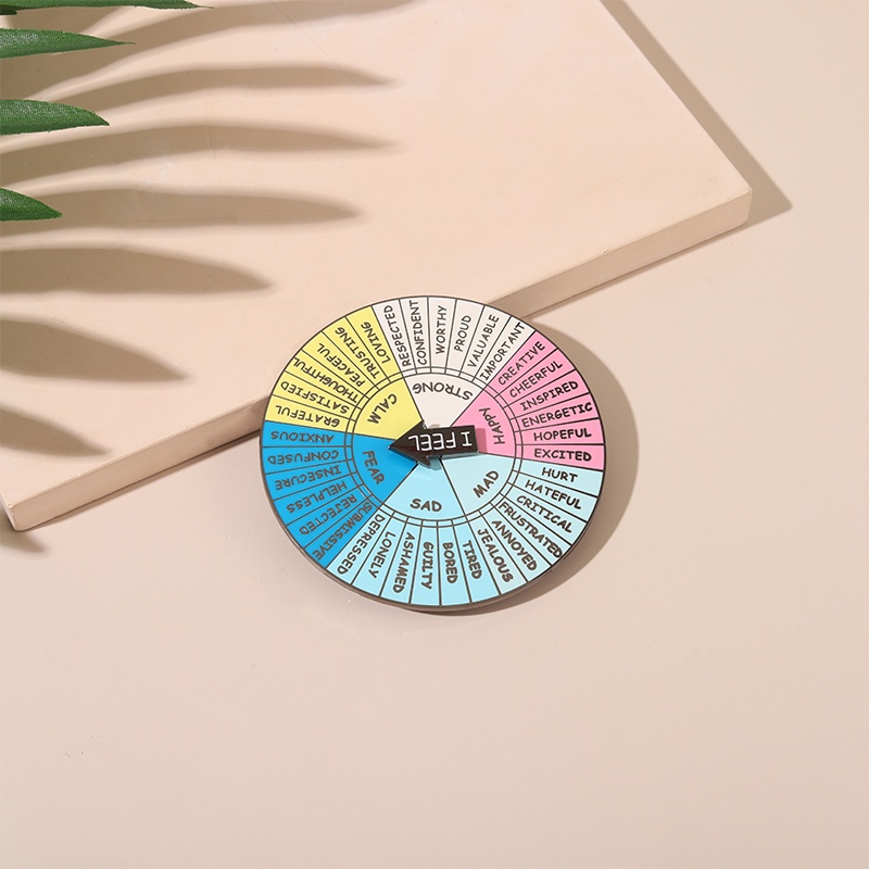 Mood Spinner Pin Badge