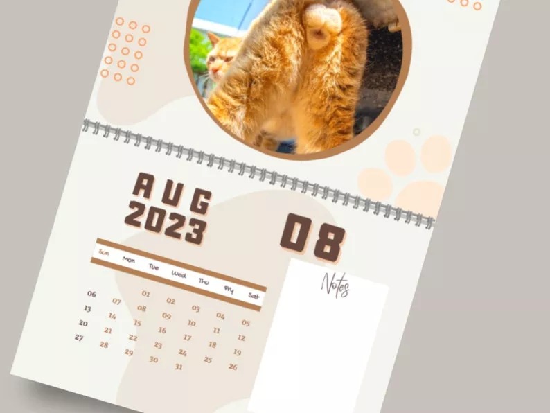🤣2023 Funny Gift Cats Buttholes Calendar🐱