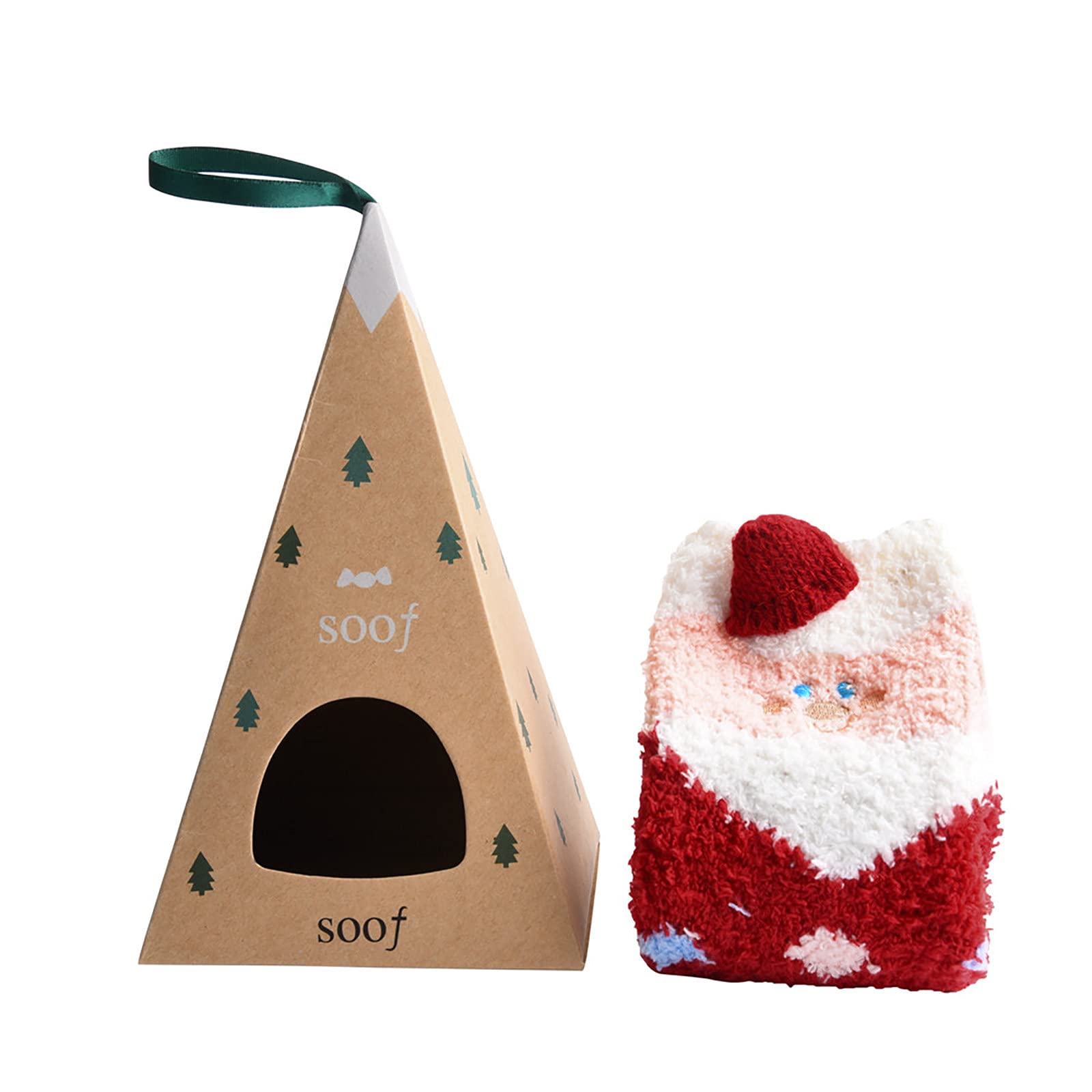 Christmas cute coral fleece warm socks