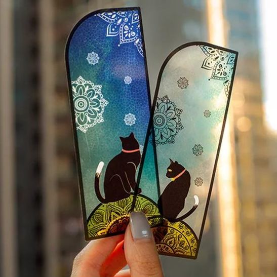 🐱Translucent Pet Cute Kitten Bookmark🐱