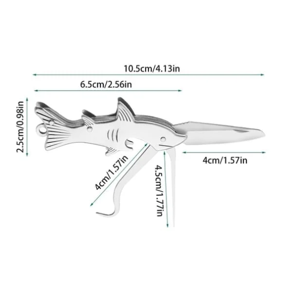 🎄CHRISTMAS PRE SALE🔥Dolphin Multifunctional Folding Keychain🦈 - BUY 2 GET 1 FREE