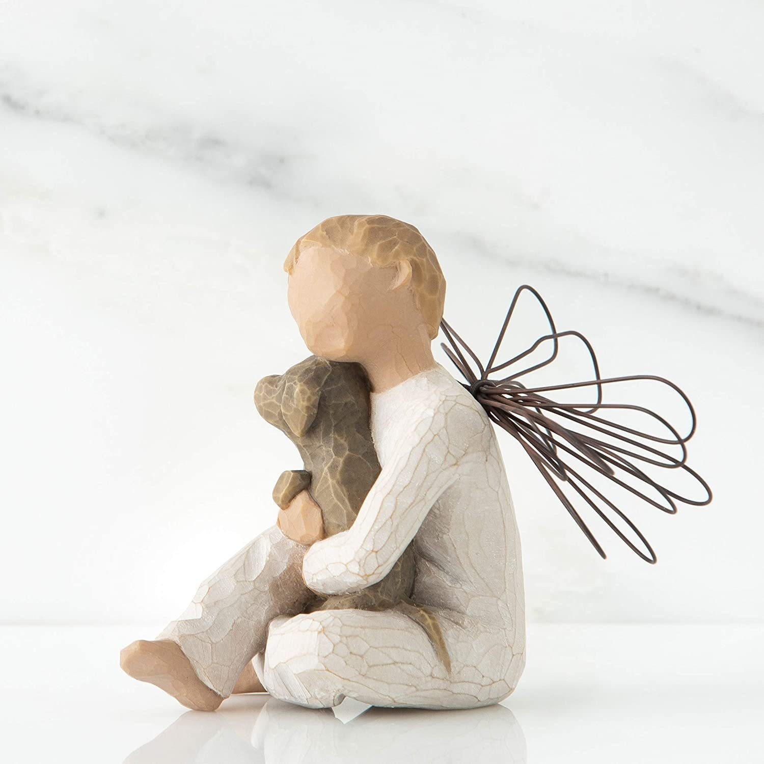 💘Angel Of Friendship Dog Monument Figurine🐱
