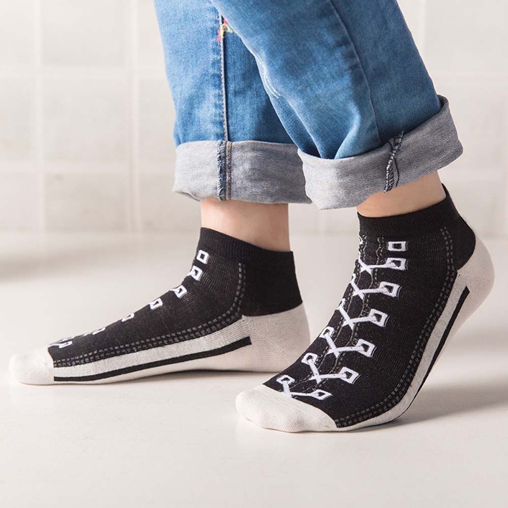 🤣2023 New Creative Funny Shoe Print Short Sox 🧦