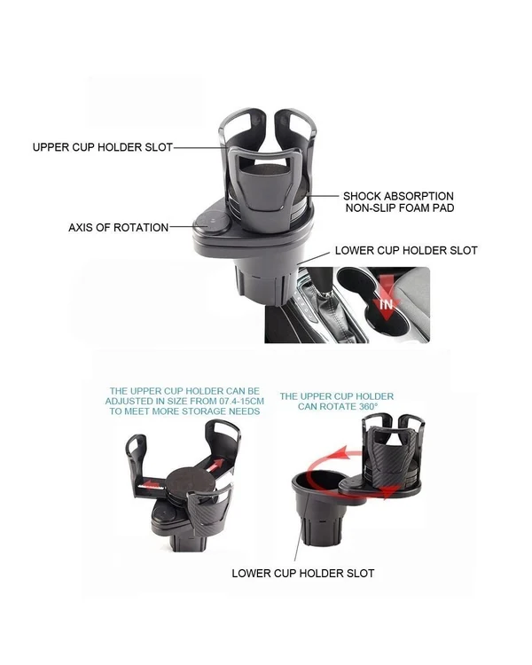 (🔥HOT SALE NOW-48% OFF)All Purpose Car Cup Holder And Organizer