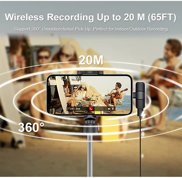 🔥 Hot Sale 🔥New Wireless Lavalier Microphone