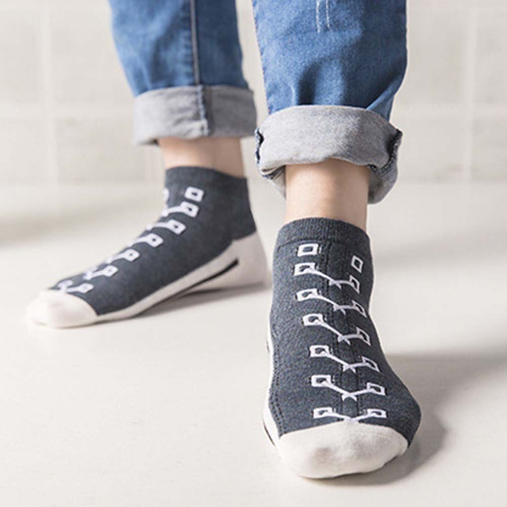 🤣2023 New Creative Funny Shoe Print Short Sox 🧦