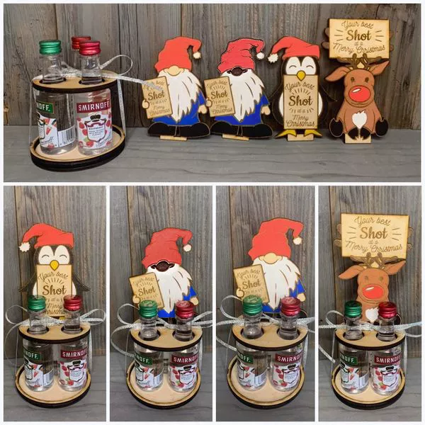 🎄Early Christmas Sale🔥CHRISTMAS MINI WINE BOTTLE HOLDER