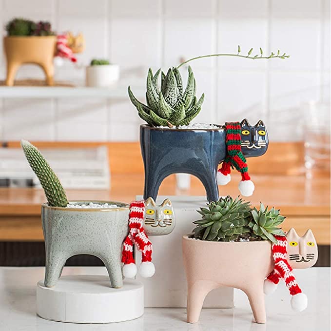 🐱Cute Ceramic Animal Succulent Plant Pots🐱