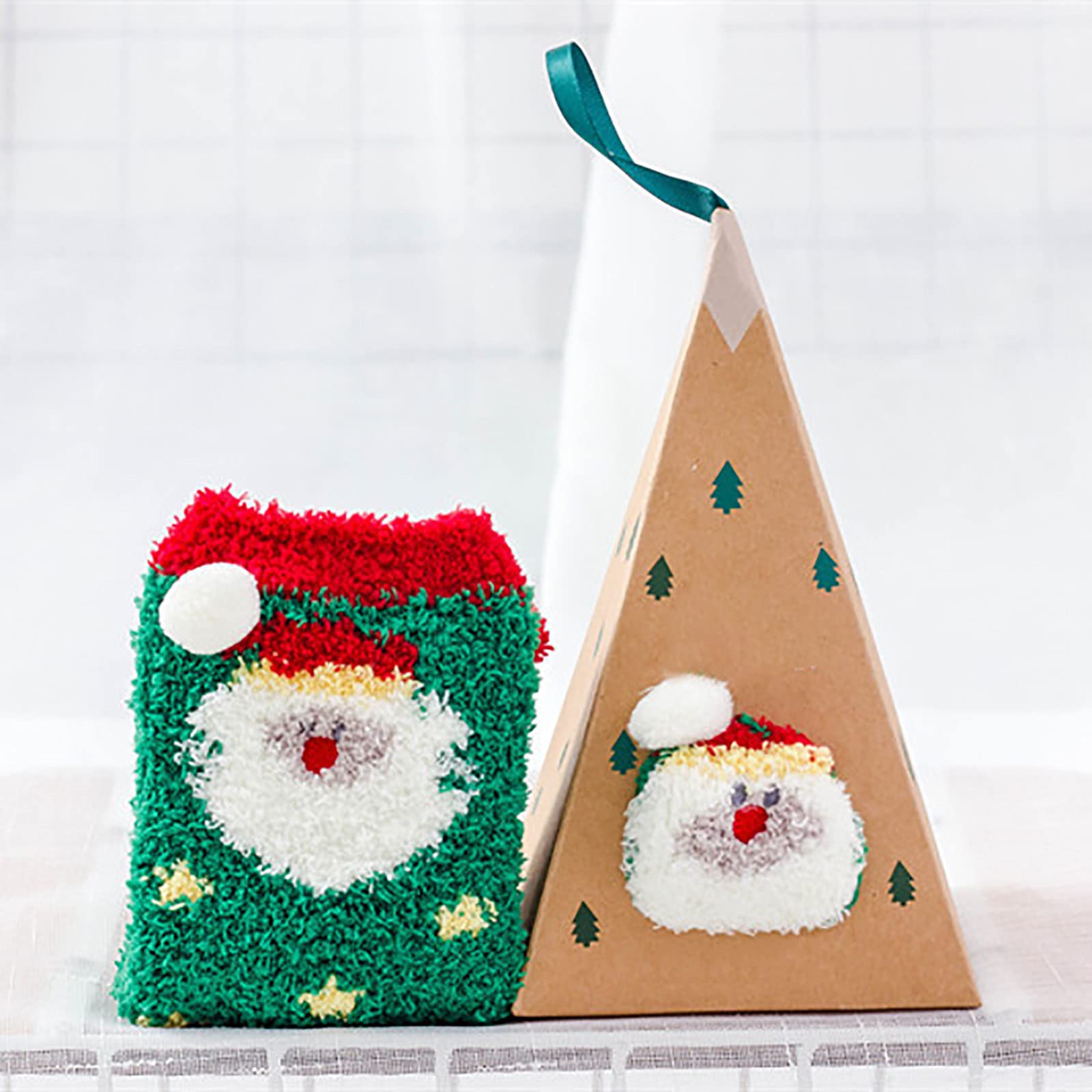 Christmas cute coral fleece warm socks