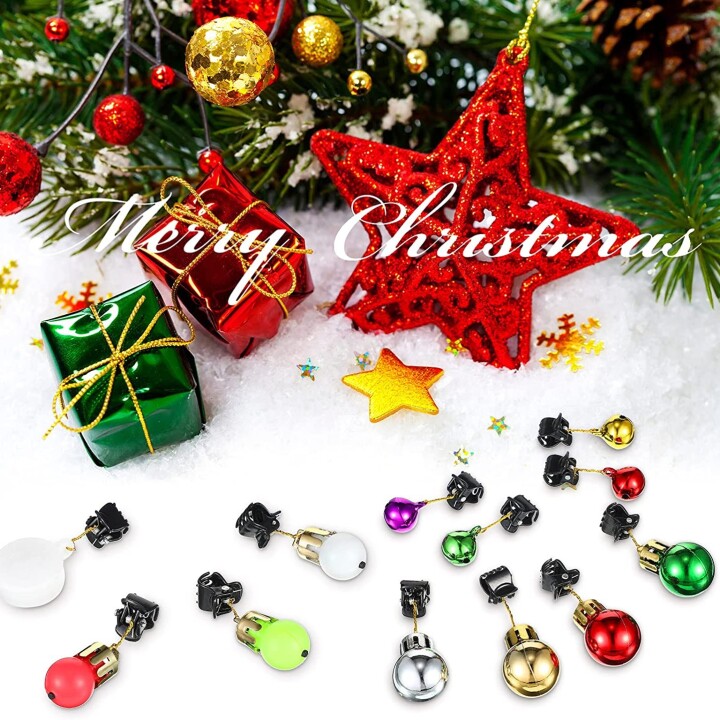 (🎄 Early Christmas Deals -40% Off ) Mini Fun Christmas Ornaments - Mustache Clips - 🎁 Funniest Prank Gifts
