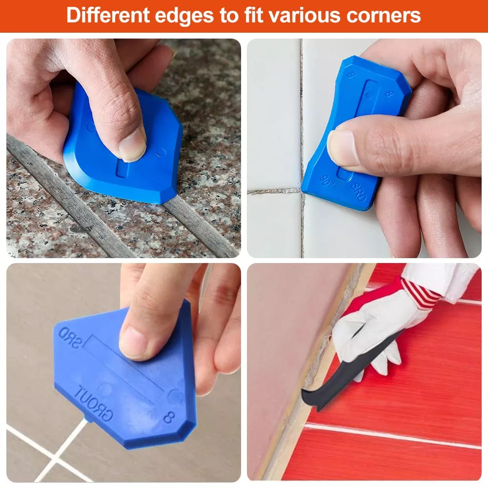 Multifunctional glue scraper