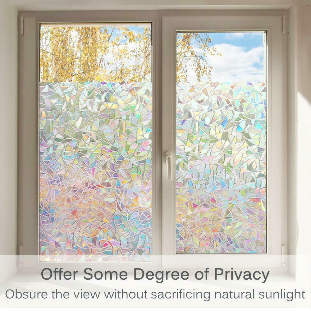 🌈Rainbow Film Anti-light Window Glass Sticker✨