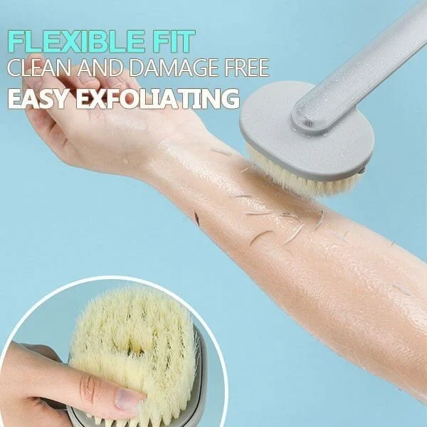 🛀Long Handle Liquid Bath Brush