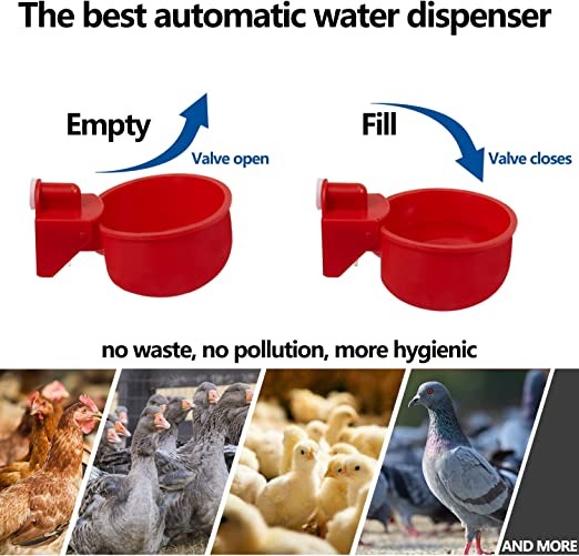 🔥Last Day 50% OFF🔥Automatic Chicken Water Cup Bird Coop